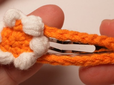 Crochet Hair Clip Episode 5 | Make Money Selling Crochet Item On Etsy Online Shop | Easy Crochet