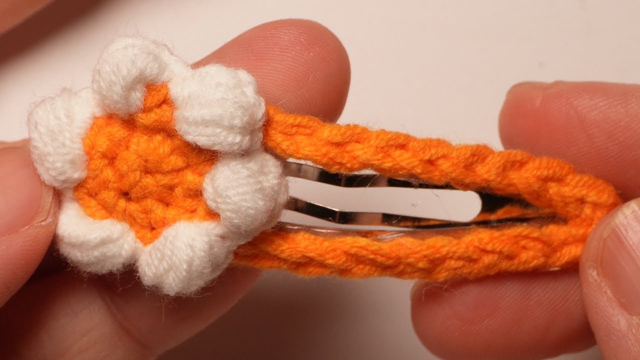 Crochet Hair Clip Episode 5 | Make Money Selling Crochet Item On Etsy Online Shop | Easy Crochet