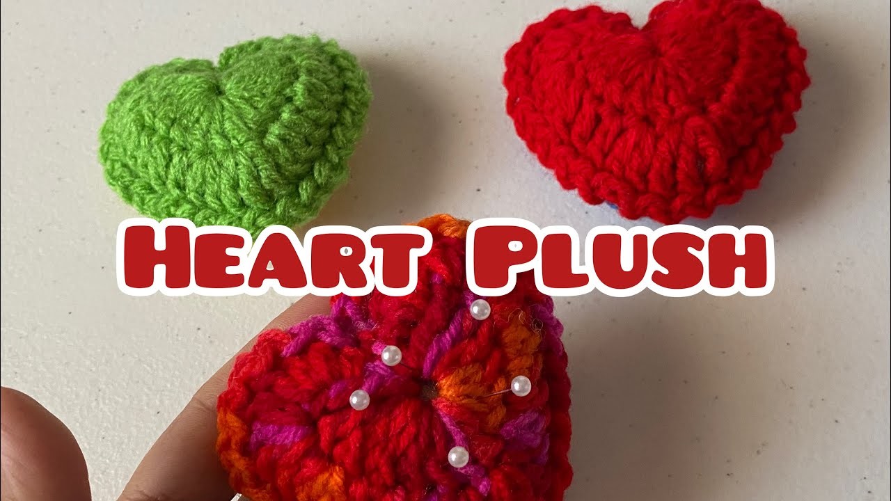 Crochet Heart Plush Tutorial