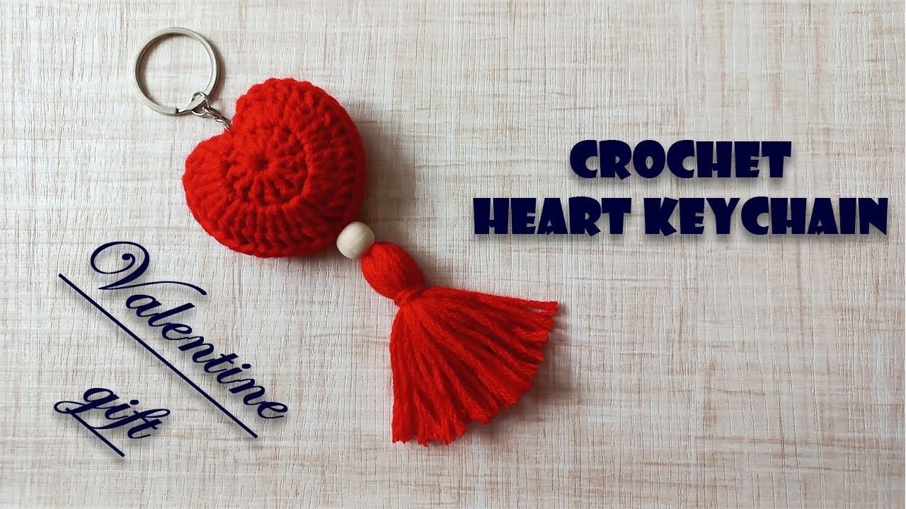 Crochet Valentine's ideas | Valentines gift crochet | crochet Keychain