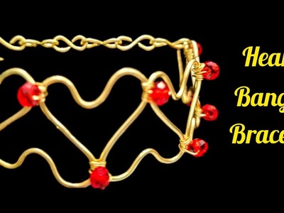 Diy Cute wire bracelet for valentine - Wire  jewelry