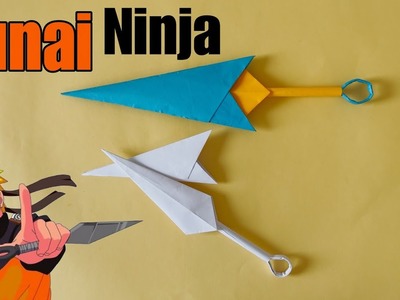 DIY - How to Make a Paper KUNAI - Ninja Origami