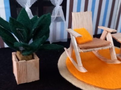 DIY Miniature Rocking Chair From Popsicle Stick