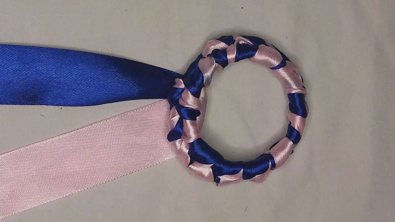 Diy scrunchi with ribbon | easy scrunchi tutorial | Art&CraftZone