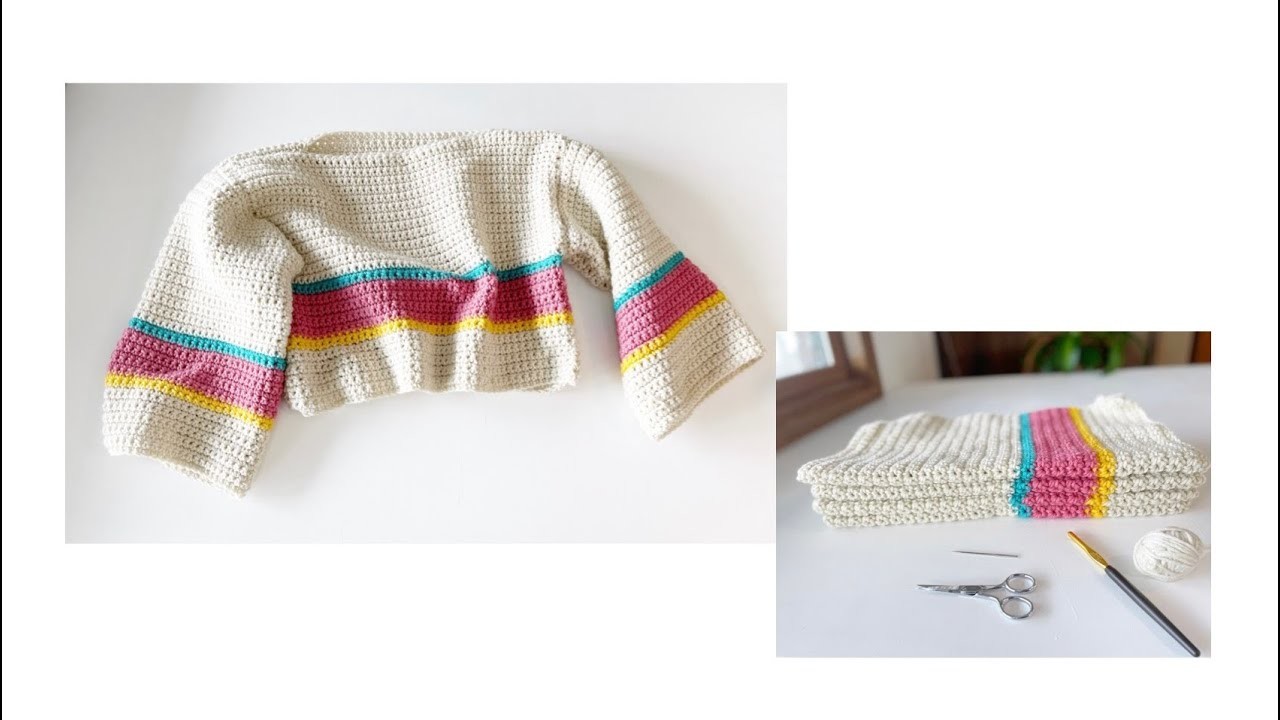 Easy 80’s Inspired Crochet Crop Top!