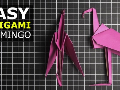 EASY Origami Flamingo Tutorial | Step By Step HD