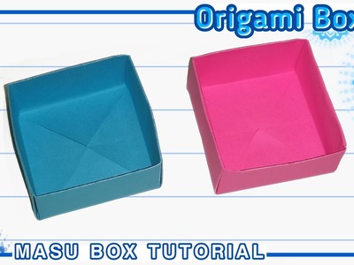 Easy Origami Masu Box Tutorial | ORIGAMI BOX