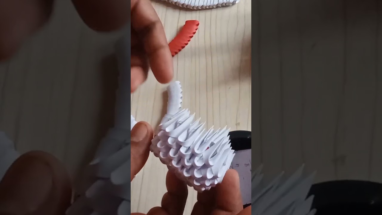 Ep3 small Origami swan.DIY tutorial