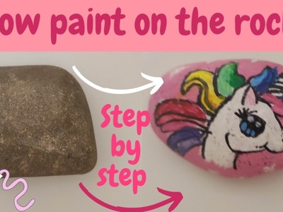 How paint on the rock?    Tutorial step by step