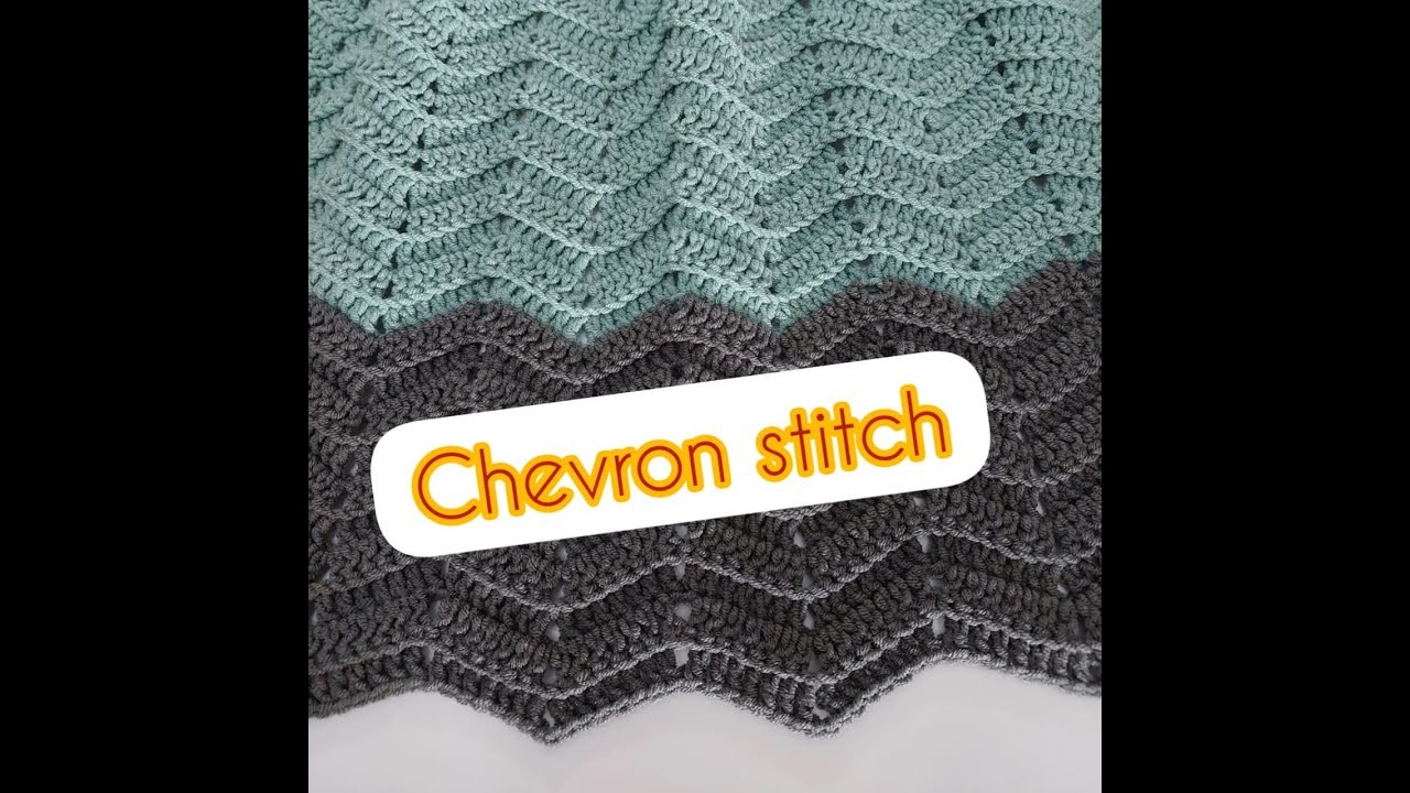 How to crochet chevron stitch. easy shawl  #crochet #chevron #shawl