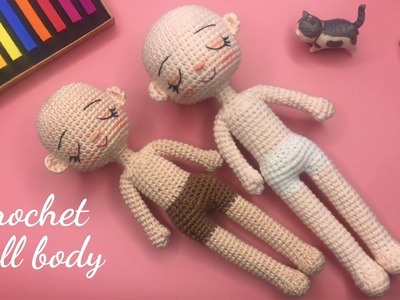 How to crochet doll body 1.2- Easy and cute crochet tutorial