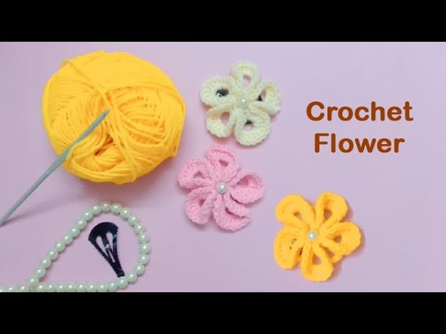How to Crochet Flower : Quick and Easy for Beginners