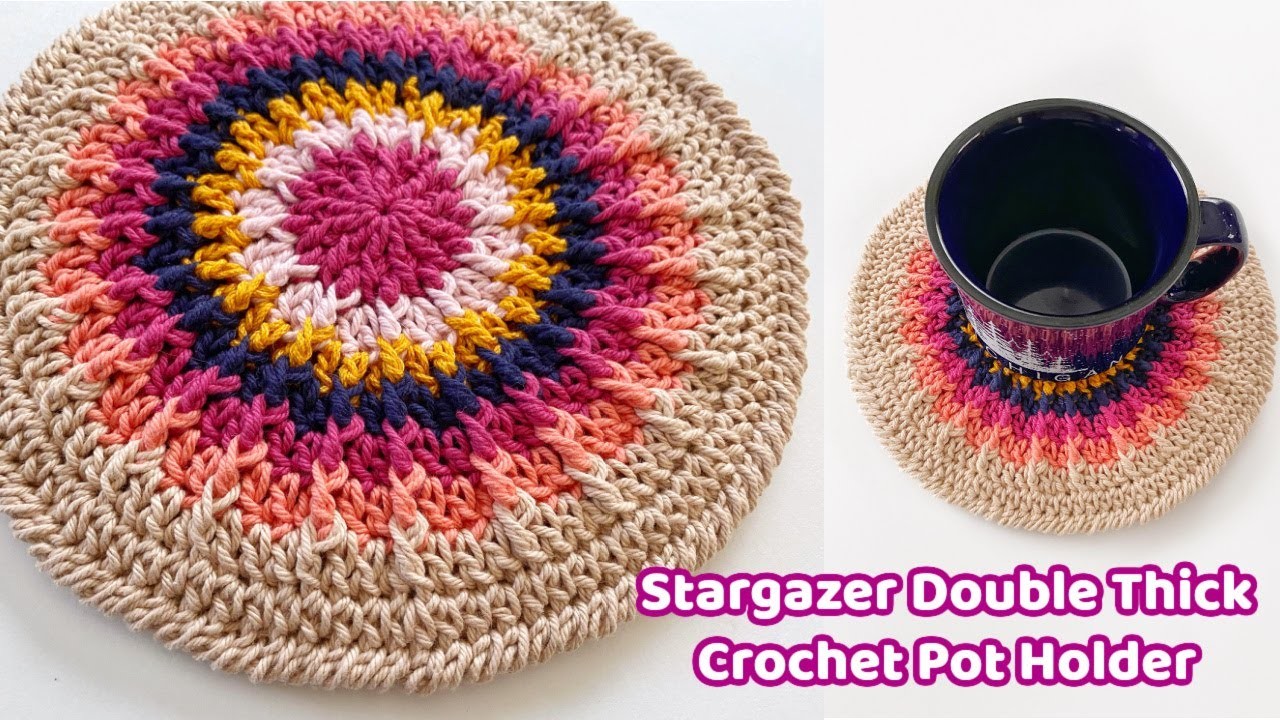 How to Crochet the Stargazer Pot Holder: 2023 Pot Holders Galore Crochet Along - January