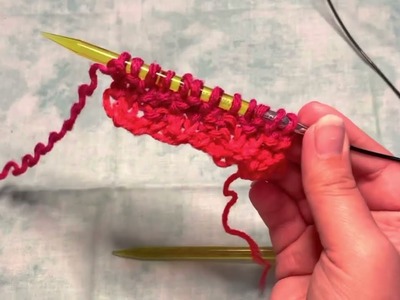 How to Knit: Moss Stitch | Beginner Friendly Stitch.