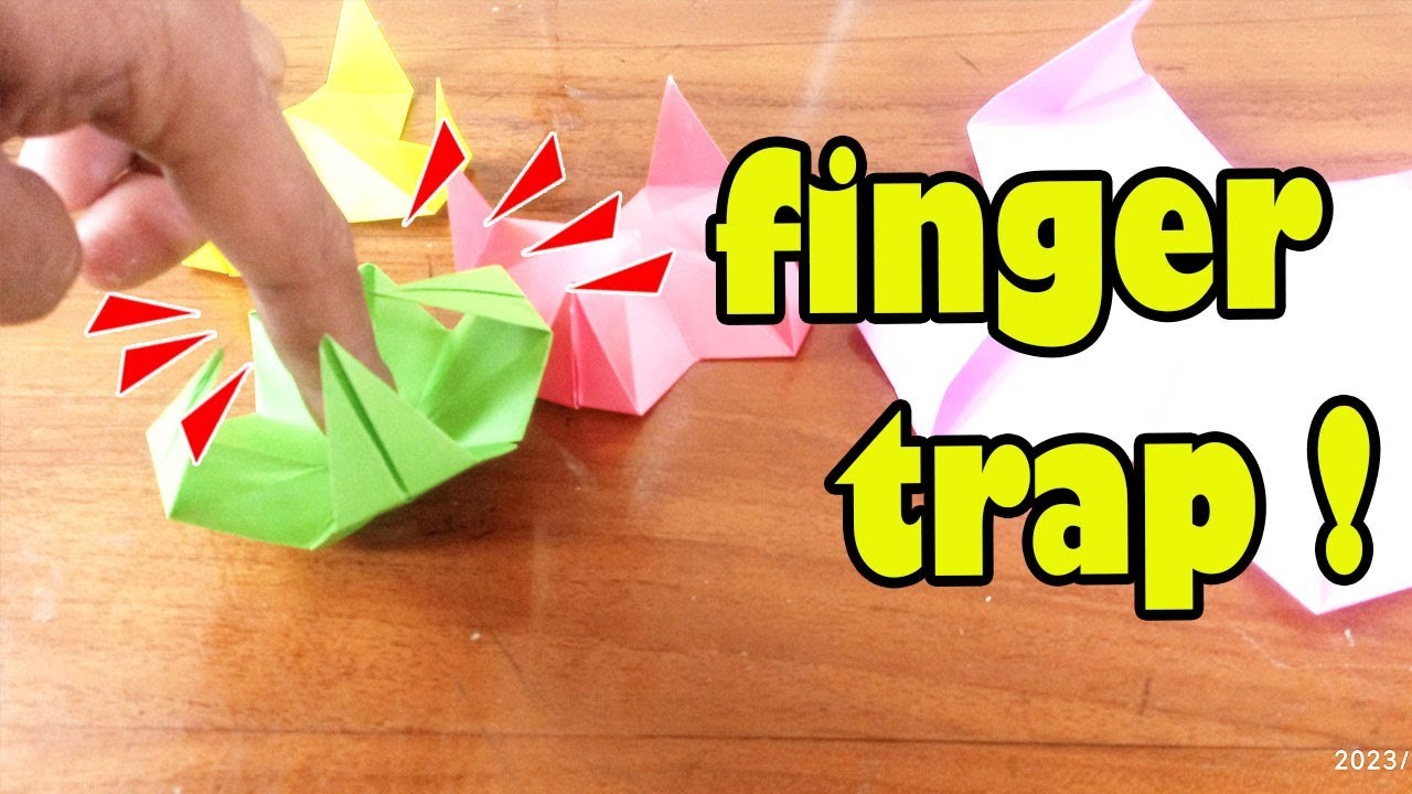 How To Make a Paper Finger Trap Anti-Stress Toy