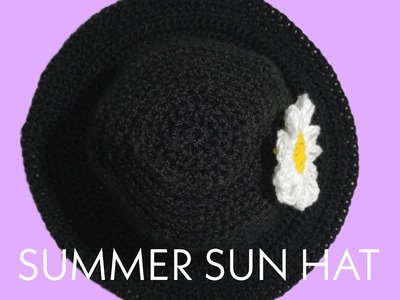 How to  make Crochet Summer Hat. Spring  Hat  for  Girls  and baby ( Hindi  ) Tapashi Creation