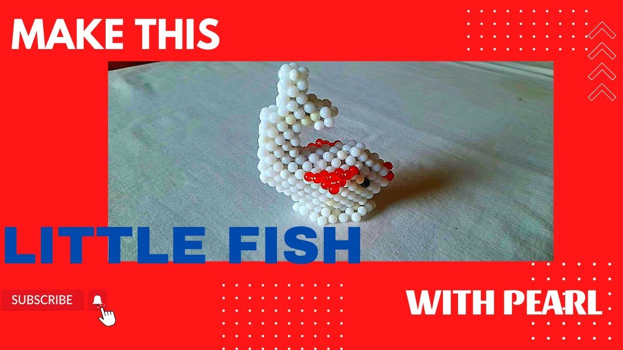 How to make fish from pearls|| moti se fish kaise bnaye|| sc²|| @seemacreation15