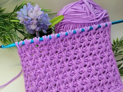Incredibly Easy and Beautiful Design ~ Tunisian Crochet Pattern