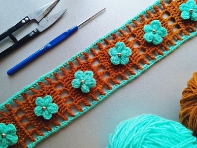 Jhalar ki Patti || Toran Patti design || Crochet || Woolen craft