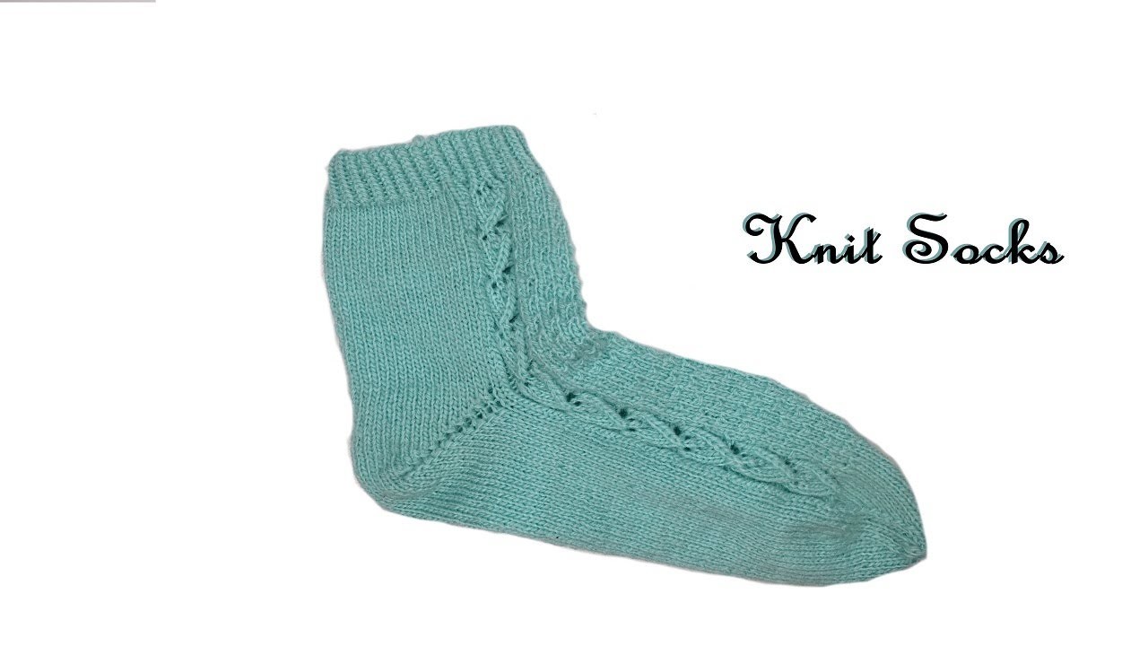 Knit Socks with 9'' circular needle
