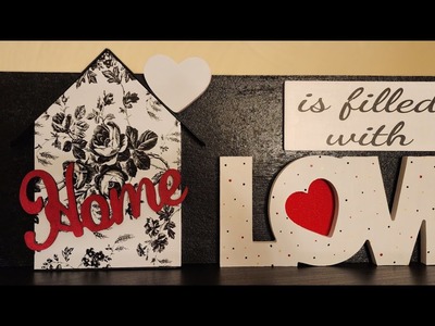Love's not just for Valentine's Day. 3 everyday decor items with a love theme.