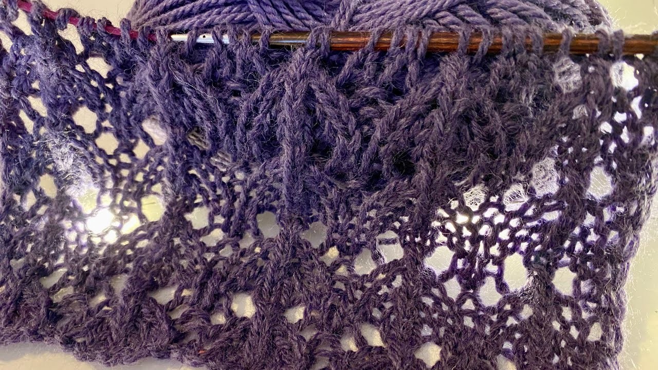 Master the art of Lace Knitting: A step-by-step video to Crafting Beautiful Lace Pattern