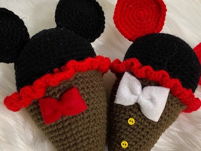 Mickey Mouse 2.4 Ice Cream Amigurumi