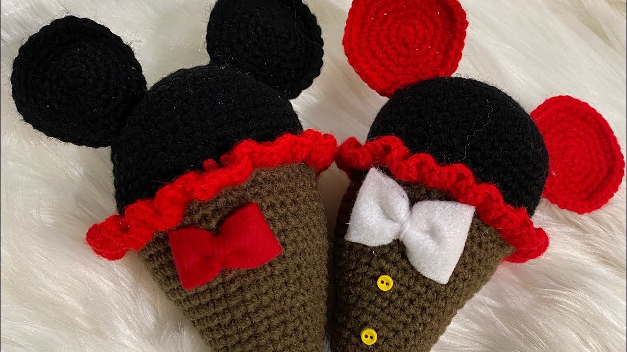 Mickey Mouse 2.4 Ice Cream Amigurumi