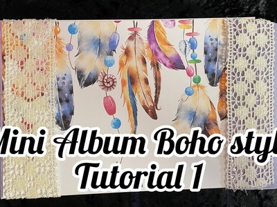 Mini Album Boho Style Tutorial 1