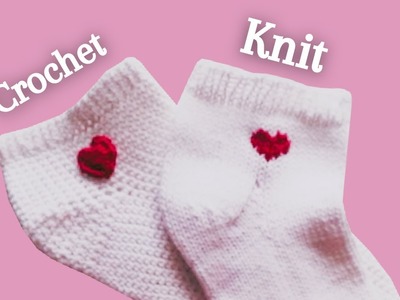 Should you knit or crochet socks? I did both so you don't have to! | Crochet vs Knit