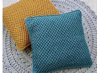 Simple crochet pillow case #crochet #njemacka #rusija #india #indonesia