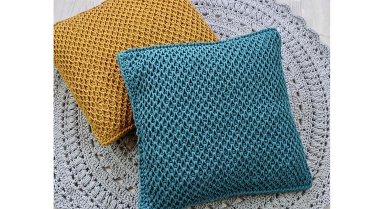 Simple crochet pillow case #crochet #njemacka #rusija #india #indonesia