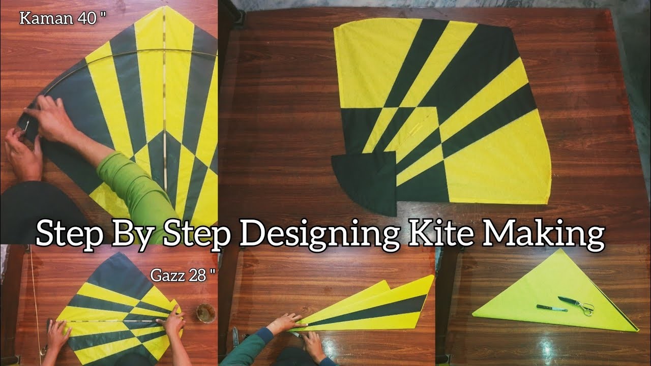 Step By Step Kite Making. Professional Kite Makers. Teddi Pan Kite Making. Kite Banane Ka Tarika.