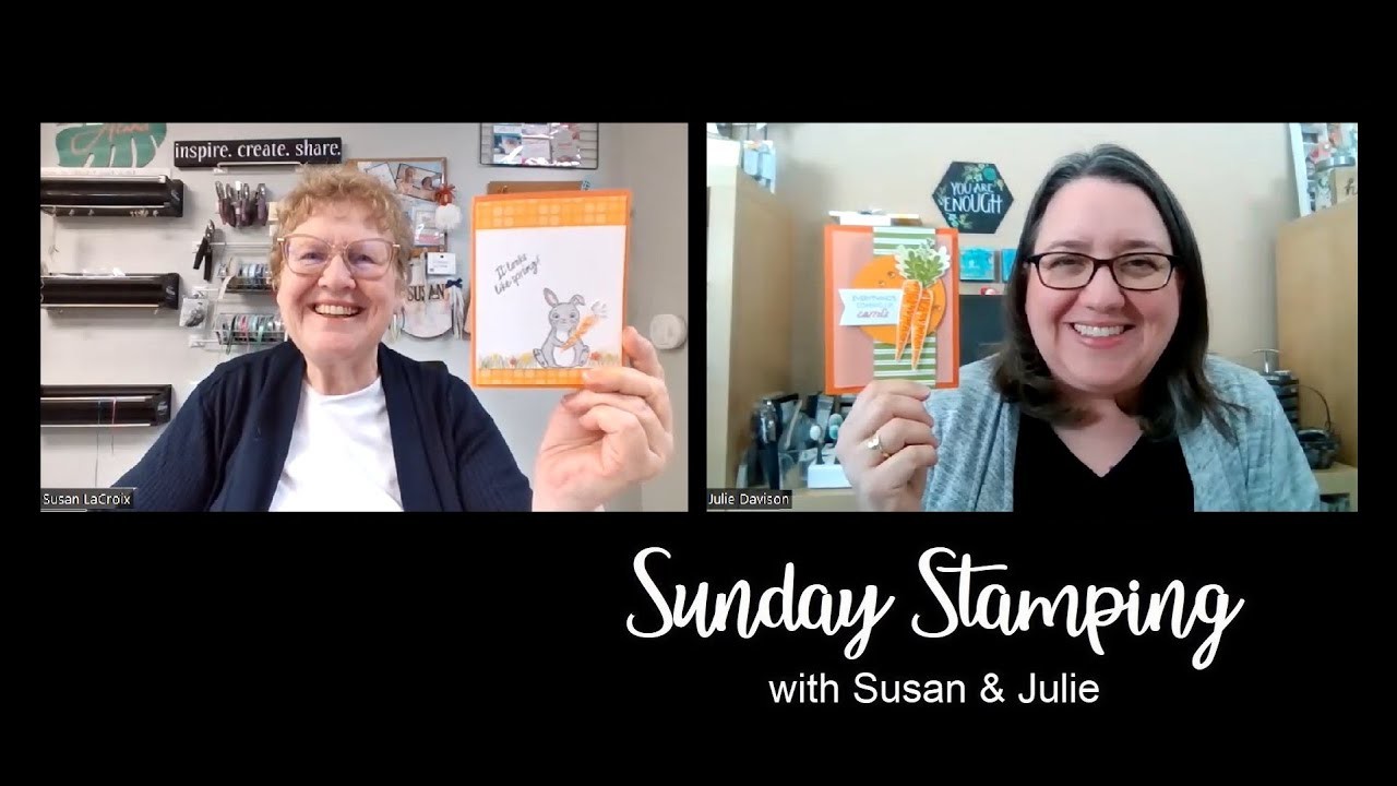 Sunday Stamping Ep 87: Stampin’ Up! Sale-a-Bration Thanks a Bunch | Carrots Stamp Set