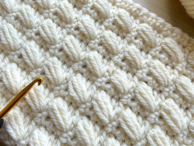 SUPER EASY Crochet Pattern for BEGINNERS! ✅ WONDERFUL Crochet Stitch for Baby Blanket, Bag and Scarf