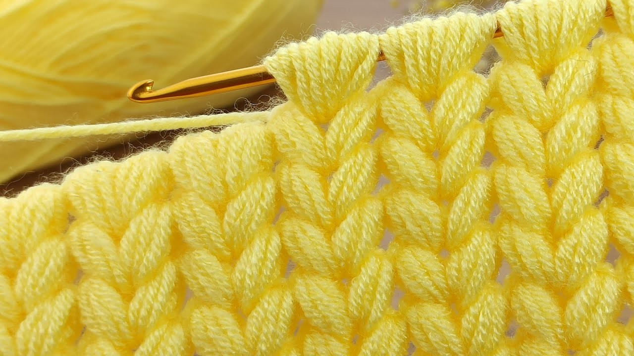 ???????? *Super easy Tunisian* crochet baby blanket tutorial video for beginners #tunisiancrochet