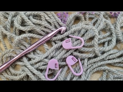 This stitch is crocheted all over the world! Very popular crochet pattern!Crochet.Easy knitting