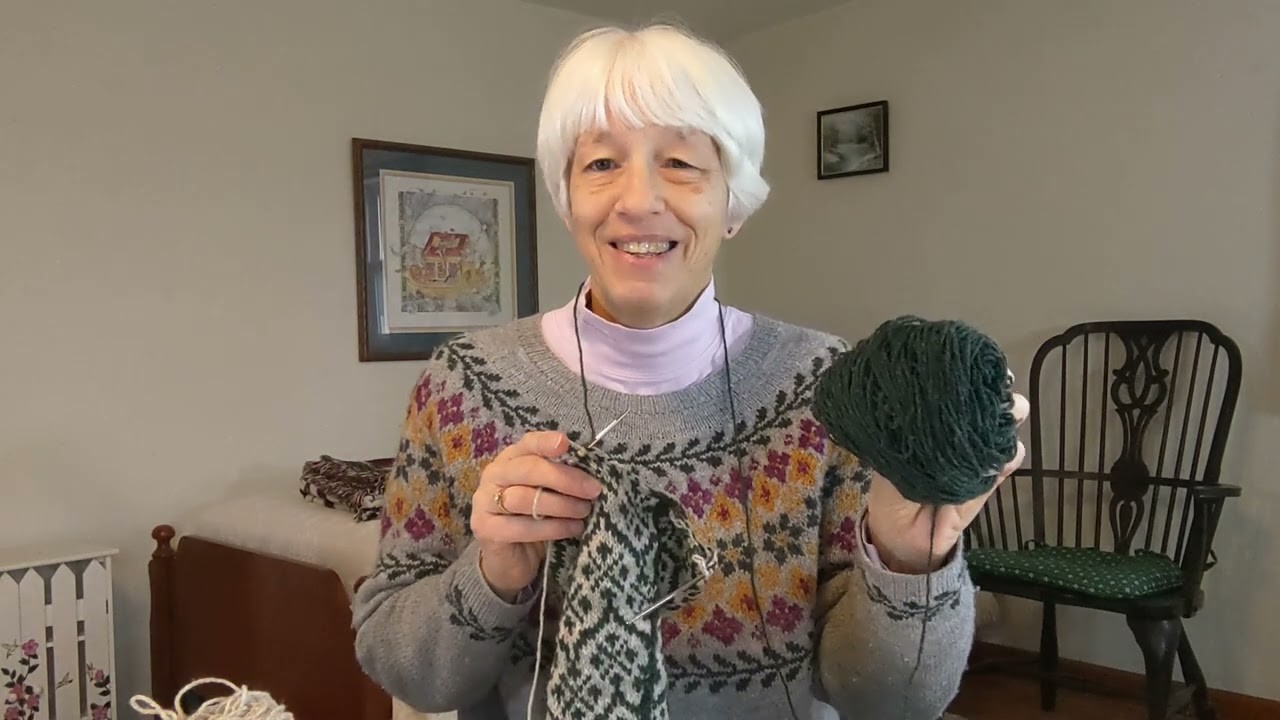 Tutorial: Hack for flat stranded knitting: the Portuguese Purl