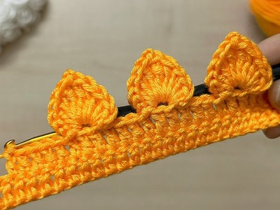 VERY EASY Crochet Border Pattern for Beginners! ???????? PRETTY Crochet Edging for Baby Blanket & Scarf