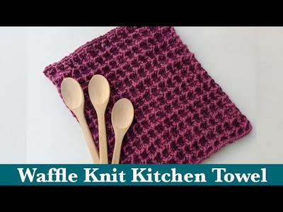 Waffle Knit Kitchen Towel | Hot Pad
