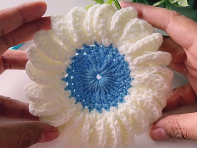 Wow???? Super easy Crochet knitting a Coaster
