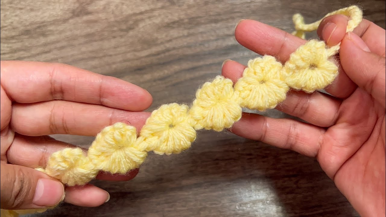 Wow????Super easy knitting Crochet headband heart line ????