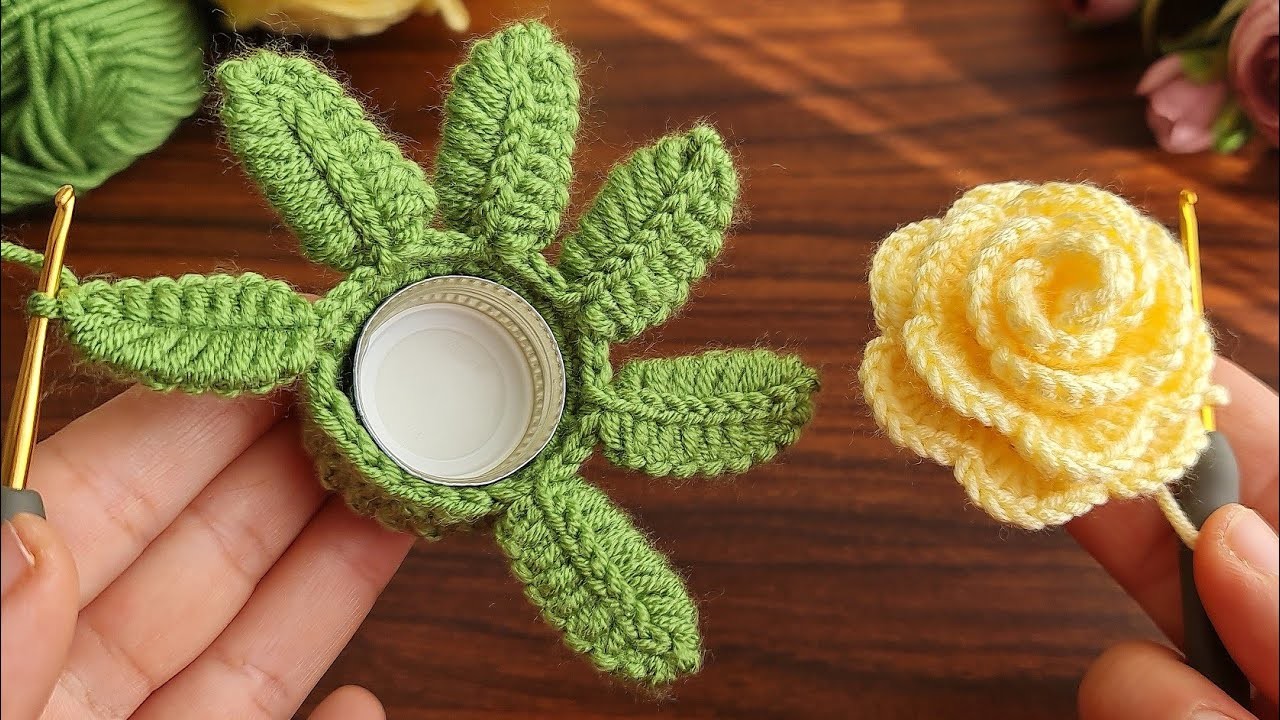 Wow!. Super idea crochet ✔️ very useful very easy crcohet knitting bottle cap, Tığ İşi Örgü Modeli.