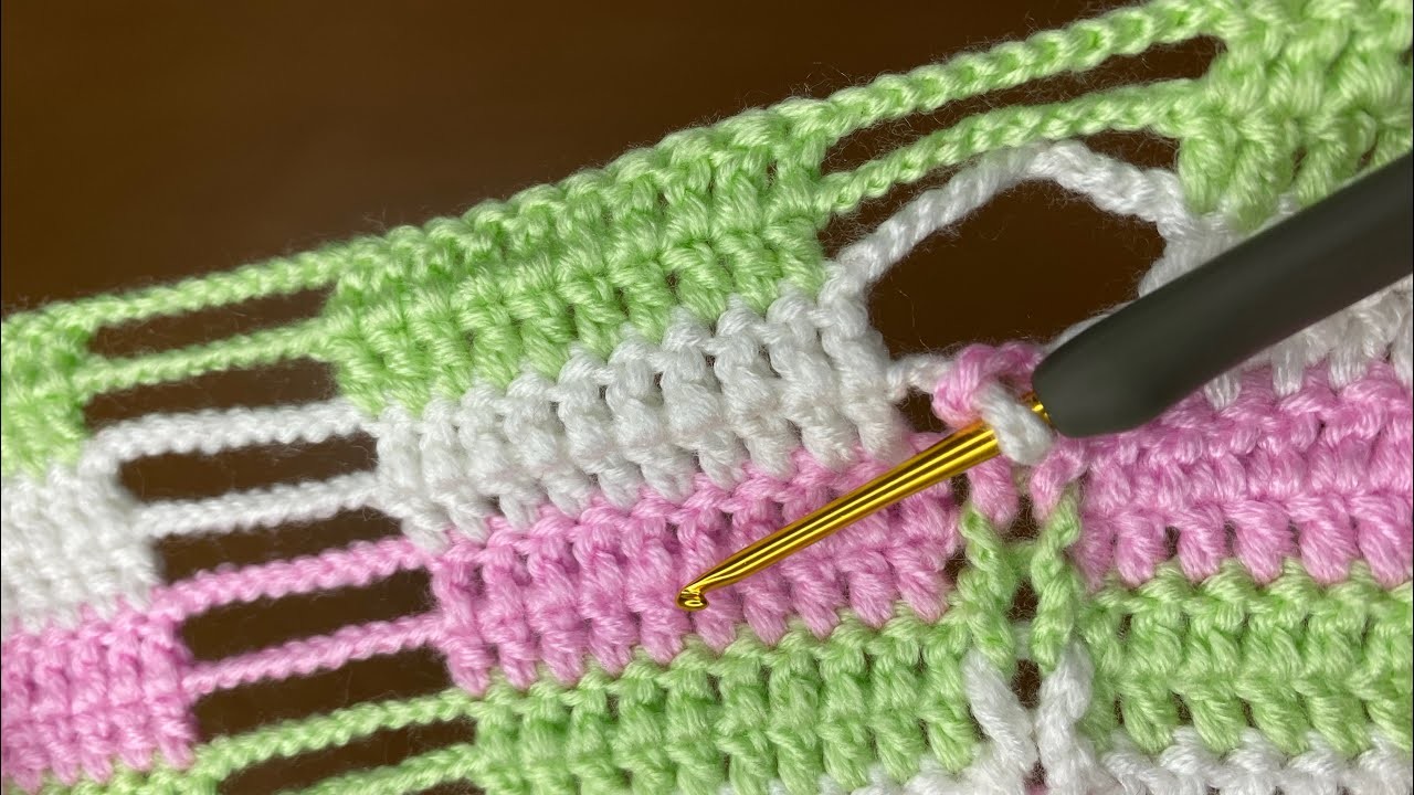 Wow!. ???? very Easy! Super how to make eye catching crochet✅ Everyone who saw it loved it.