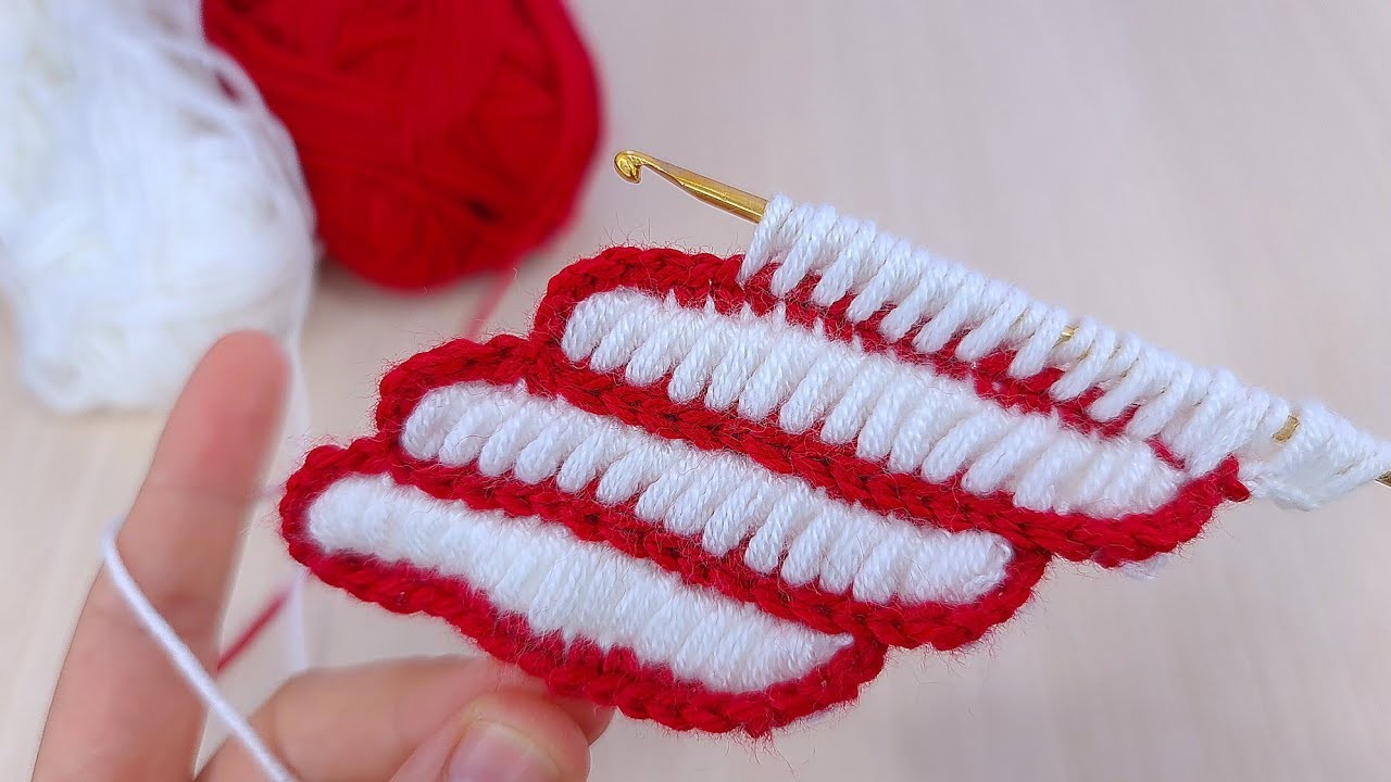 Wow ! . ???? Very easy ! Super how to make eye catching crochet ✔️Everyone  who saw it loved it.