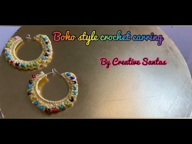Boho Style Crochet Earring | By Create Santas