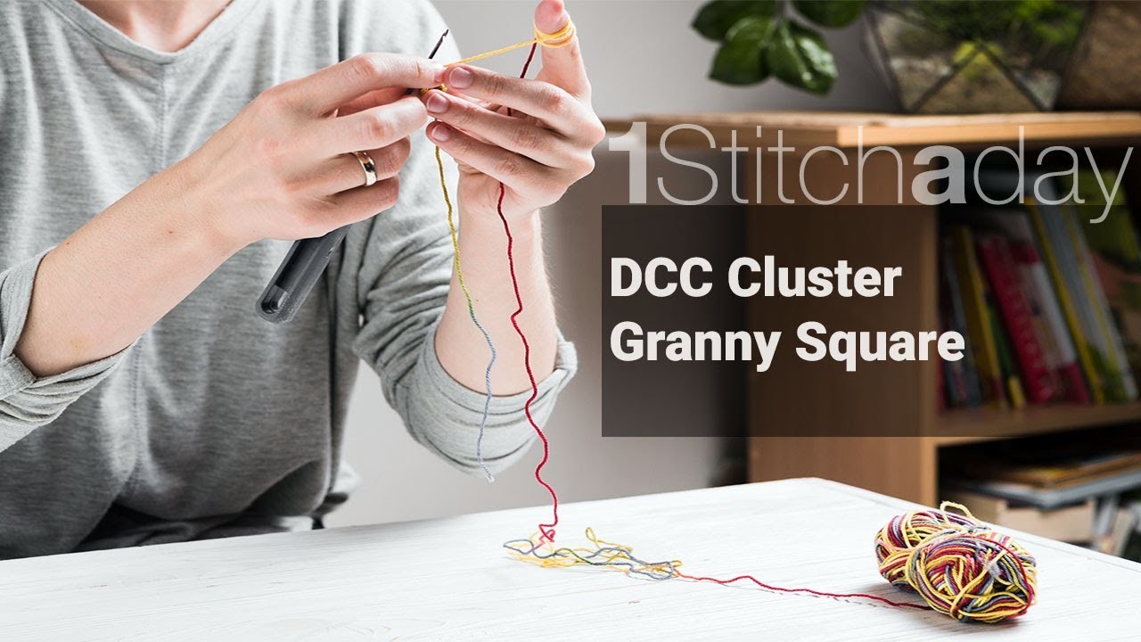 CDCC Granny Square  -  Learn 1 crochet stitch a day