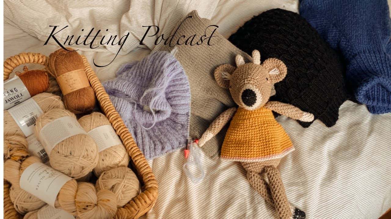 Charlotte Totteknits Knitting Podcast 001, december knits, Sunday sweater and Christmas wool