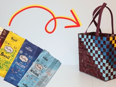 Create your own designer bag out of trash - Upcycled coffee bags ☕