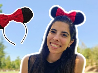 Croche Minnie Mouse Ears Headband | Crochet Tutorial